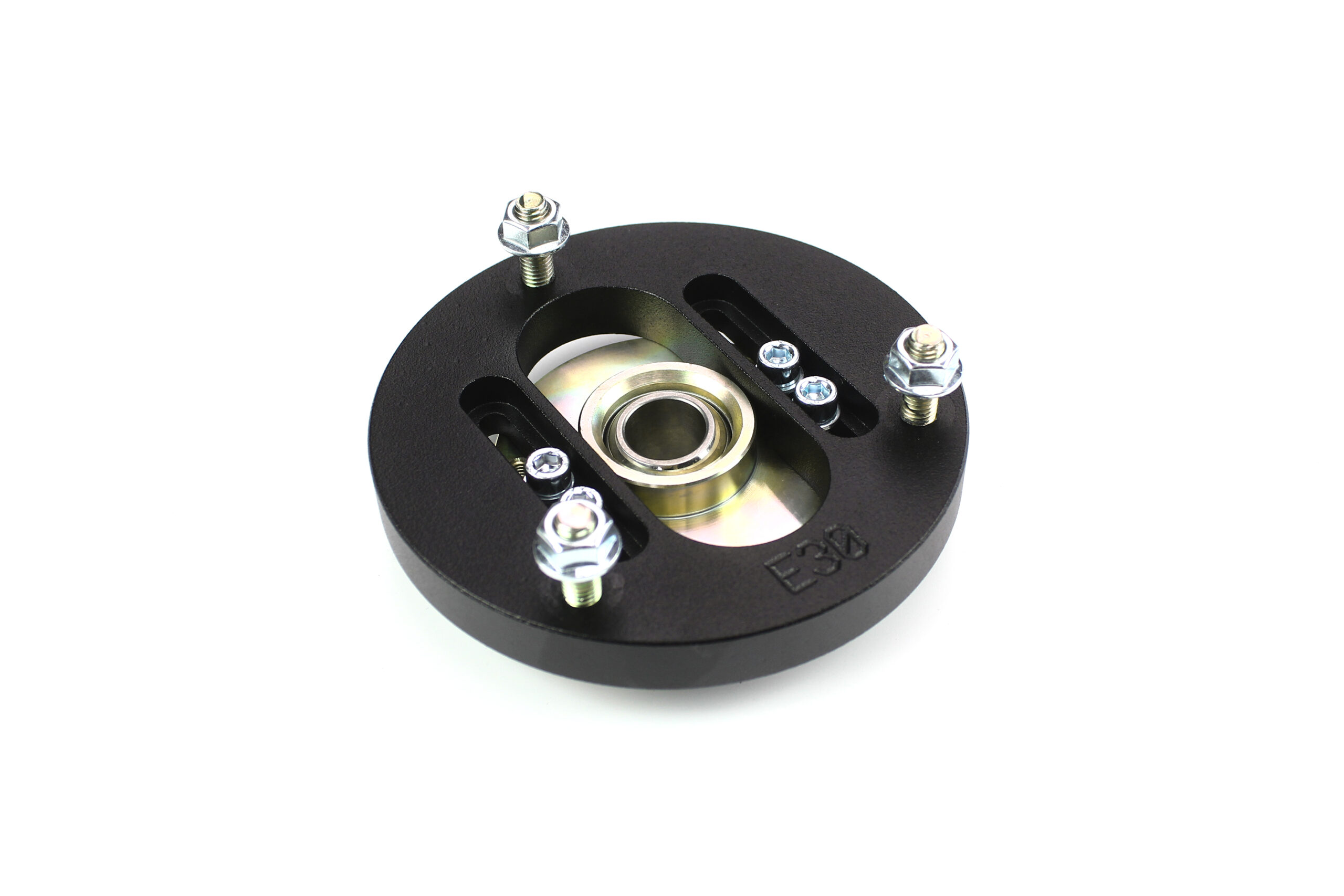 BMW E30/E34/E32/E24/E28 Verstelbare Camber Plates 2 Strut mount spacer voor auto-ophangsystemen, lichtgewicht en robuust met flexibele installatieopties.