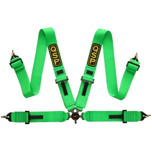 QSP Ceinture de sécurité 4-P 3/3 - NON FIA - Vert