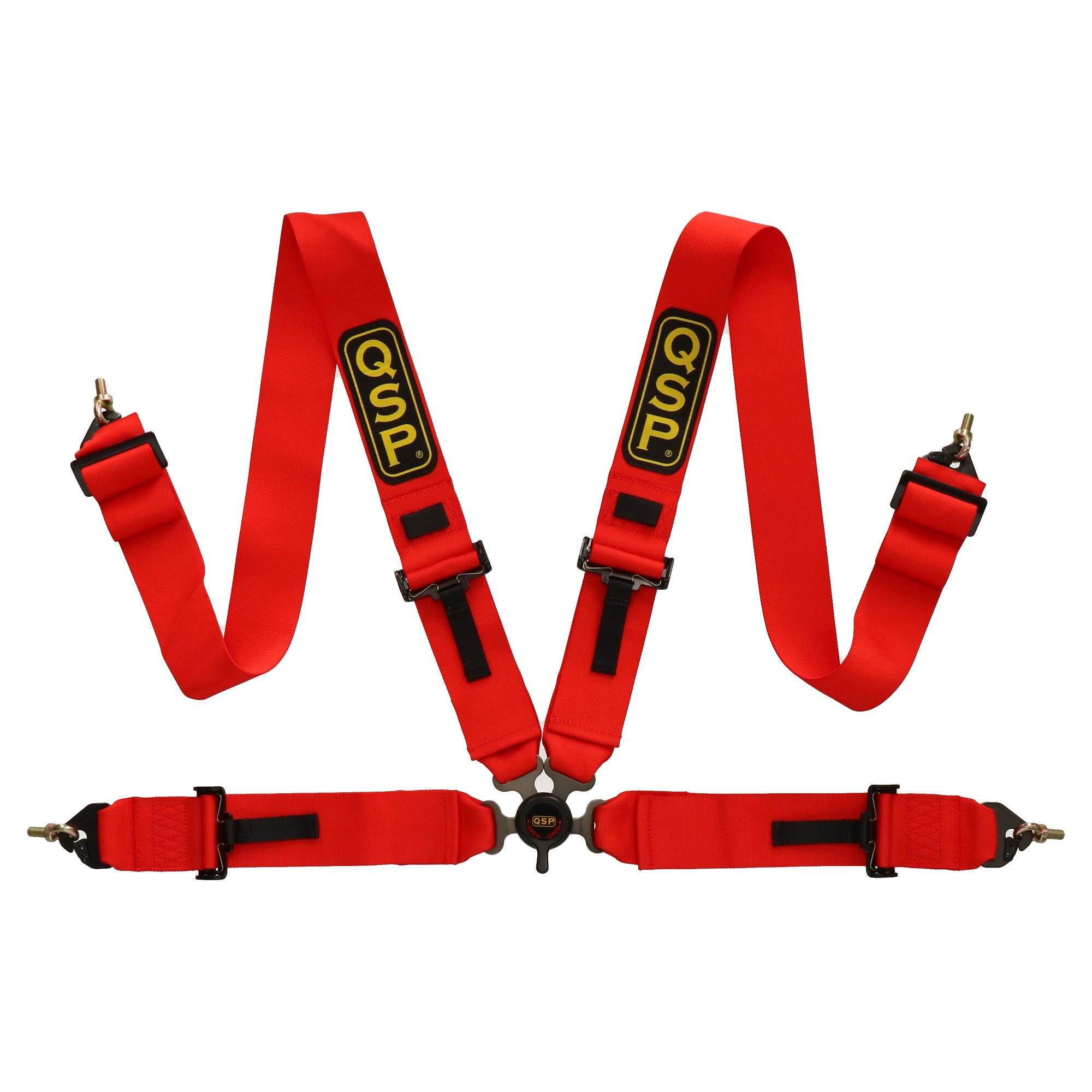 QSP Ceinture de sécurité 4-P 3/3 - NON FIA - Rouge 1 QSP Ceinture de sécurité 4-P 3/3 - NON FIA - Rouge