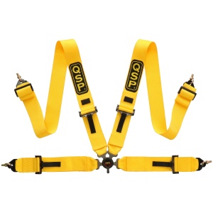 QSP Ceinture de sécurité 4-P 3/3 - NON FIA - Jaune