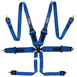 Ceinture QSP 6 points FHR Touring FIA - Bleu