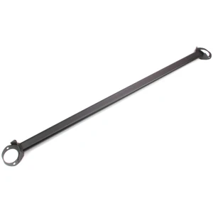 Schwarze Befestigungsstange aus Metall für Autos, geeignet zur Verstärkung und Stabilisierung.