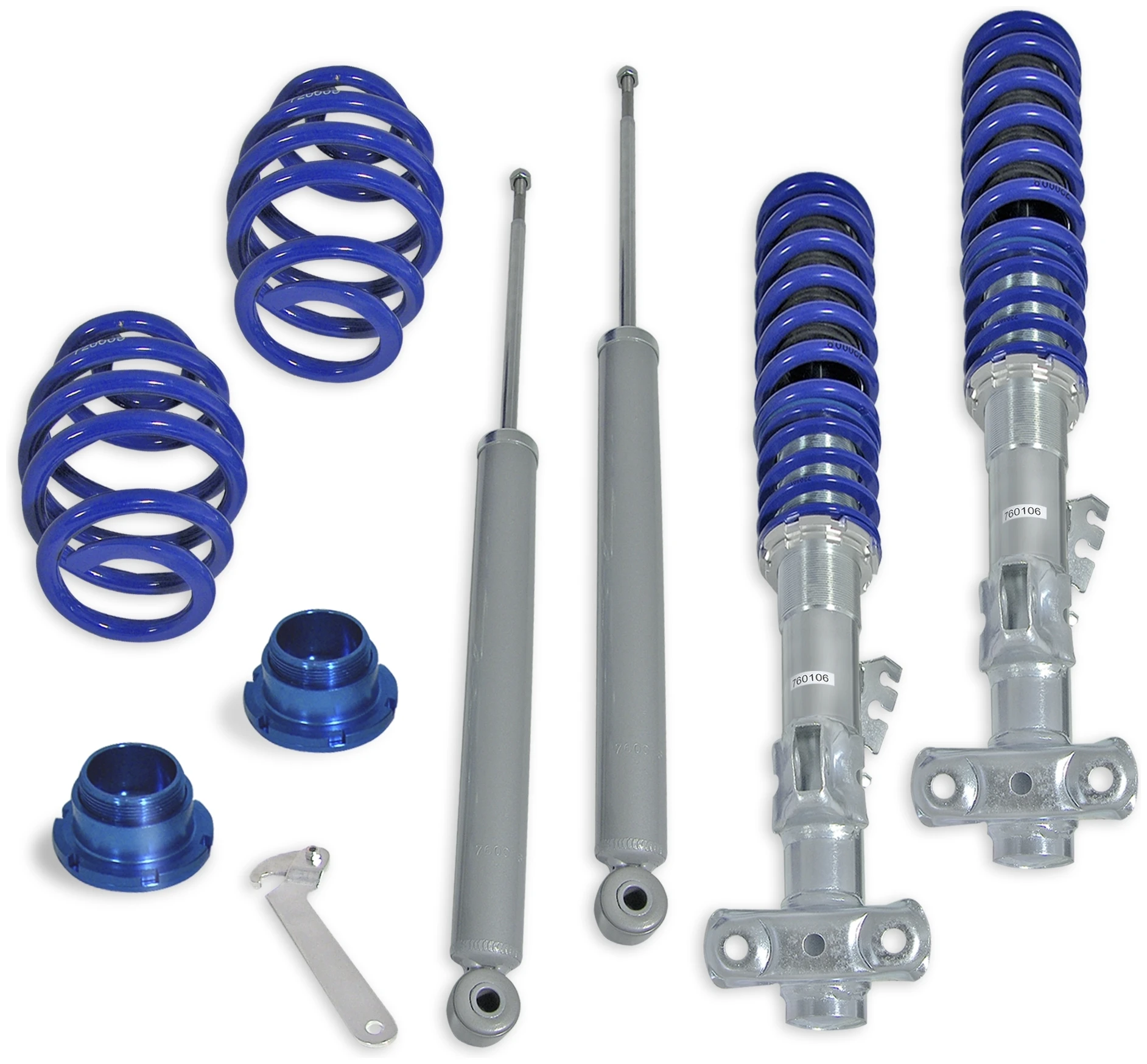 JOM BlueLine BMW E36 Screwset coupe/sedan/touring/cabrio 2 Bmw e36 coilover kit blueline