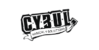 Stijlvol logo van CYBUL met graffiti-typografie en de tekst Chemical Solutions.