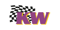 Race4Driftparts Driftparts Shop 16 KW logo met paarse letters en zwart-wit geblokte achtergrond, perfect voor autosport en racing.