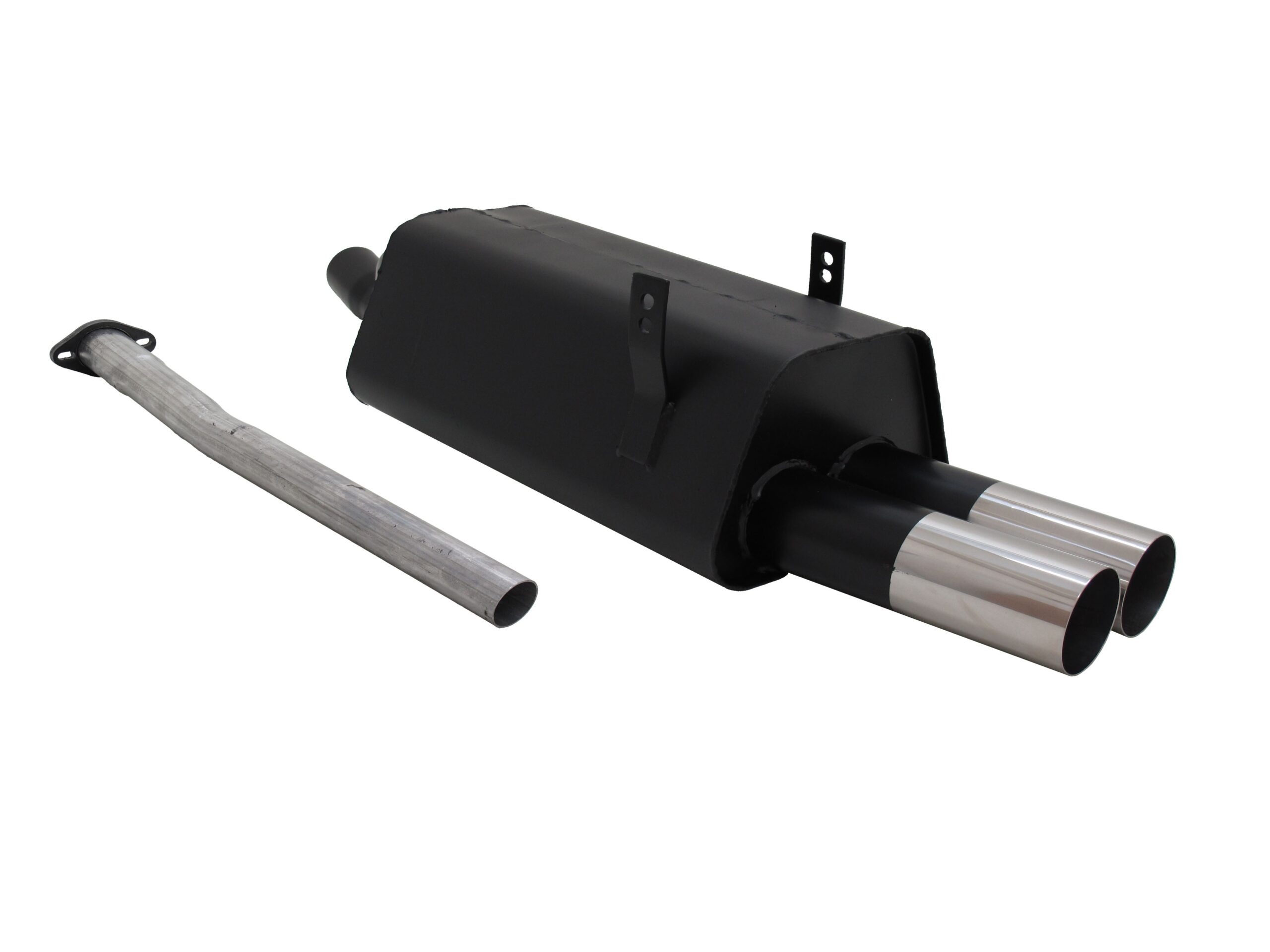 Novus Sport einddemper voor BMW E36 320 / 323 2x76mm RL-Design 1 Novus Sportauspuff Fur Bmw 3er E36 320 323 2x76mm Rl Design
