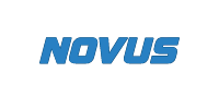 Race4Driftparts Driftparts Shop 18 Moderne branding met het woord NOVUS in een opvallende blauwe kleur.