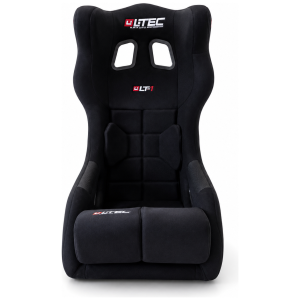 LTEC LT-1 FIA kuipstoel zwart met velours bekleding