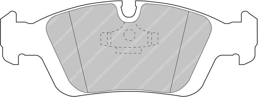 FERODO RACING VOORREMBLOKKEN DS1.11 BMW 3 (E36) - FCP725W 1 Ferodo Racing Front Brake Pads Ds111 Bmw 3 E36 Fcp725w