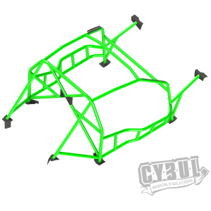Lexus Is Ii V3 Roll Cage With Nascar Door Rods From Cybul