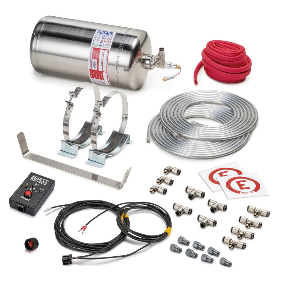 SPARCO BRANDBLUSSYSTEEM - STAAL, ELEKTRISCH 4,25L 1 Pol Pl System Gasniczy Sparco Stalowy Elektryczny 4 25l 707 1