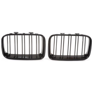 BMW E36 Schwarz Nieren Glänzend Doppelpfeil (Vor Facelift 1990 - 1996)