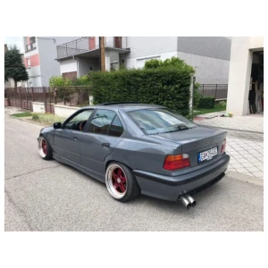 BMW E36 Sedan Overfenders Set - V1 Front +35mm / V2 Rear +45mm (With Door Handle, Felony Style)