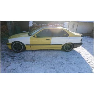 BMW E36 Sedan Overfenders Set - V1 Front +35mm / V1 Rear +45mm (Without Door Handle, Felony Style)