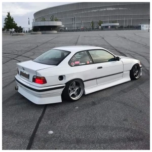 BMW E36 Full JDM Aero Kit (Lèvres avant + Jupes latérales + Lèvres arrière)