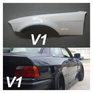 BMW E36 Coupe Overfenders Set - V1 Front +35mm / V1 Rear +45mm (Felony Style)