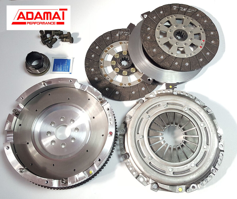 ADAMAT BMW M50 / M52 / M54 / S50 Dubbele Koppeling + Vliegwiel Set EXTREME – 1040 Nm – Kevlar 1 ADAMAT BMW M50 / M52 / M54 / S50 Dubbele Koppeling + Vliegwiel Set EXTREME – 1040 Nm – Kevlar