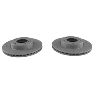 BMW E36 Sportbremsscheiben vorne 286x22mm belüftet & gelocht - Zimmermann