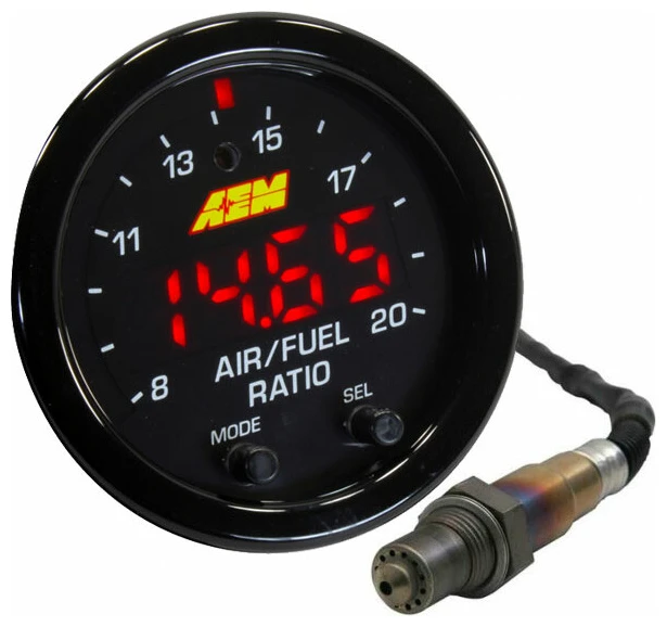 AEM AFR-meter (lucht/brandstofmeter) – 30-0300 X-Series Wideband O2 Gauge – Volledige Kit 2 AEM AFR-meter (lucht/brandstofmeter) – 30-0300 X-Series Wideband O2 Gauge – Volledige Kit – Bild 2