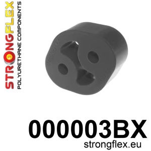 Strongflex MG Universal Auspuffsteun 32mm ZWART – 000003BX