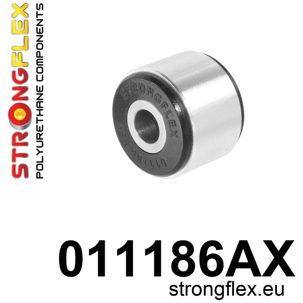 Strongflex Alfa Romeo 147 / 156 / GT Rubber achteras voorste draagarm SPORT ZWART – 011186AX