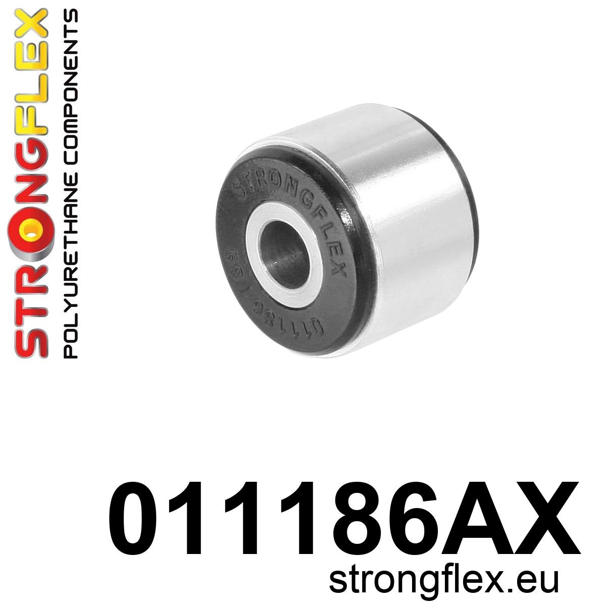 Strongflex Alfa Romeo 147 / 156 / GT Rubber achteras voorste draagarm SPORT ZWART – 011186AX 1 Strongflex Alfa Romeo 147 / 156 / GT Rubber achteras voorste draagarm SPORT ZWART – 011186AX