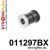 Strongflex Alfa Romeo 147 / 156 / GT Vooras onderste draagarm voorste rubber ZWART – 011297BX