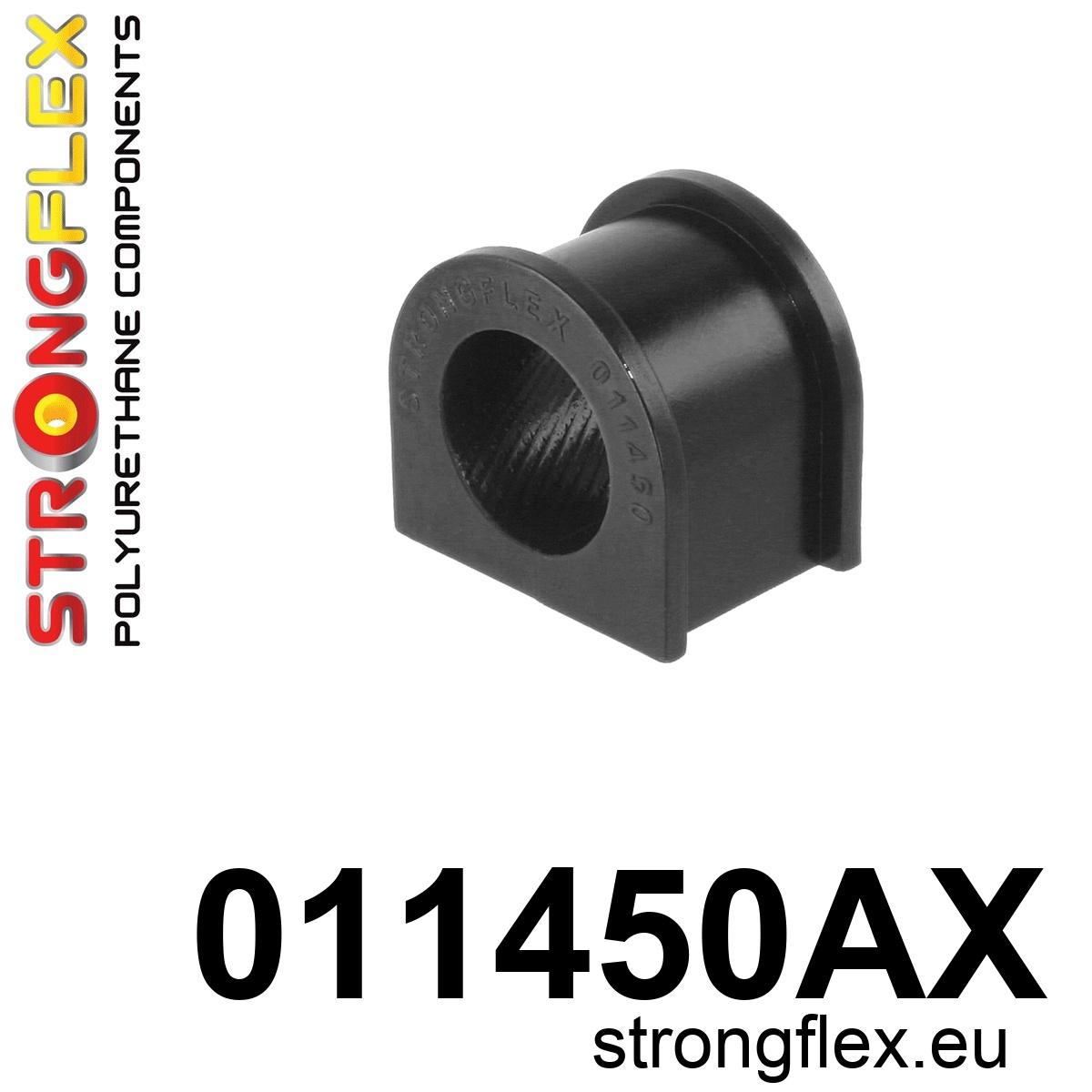 Strongflex Alfa Romeo 75 / Milano / 90 Silentbloc de barre stabilisatrice arrière SPORT NOIR – 011450AX 1 Strongflex Alfa Romeo 75 / Milano / 90 Silentbloc de barre stabilisatrice arrière SPORT NOIR – 011450AX