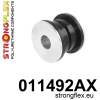 Strongflex Alfa Romeo 147 / 156 / GT Vooras onderste draagarm achterste rubber SPORT ZWART – 011492AX