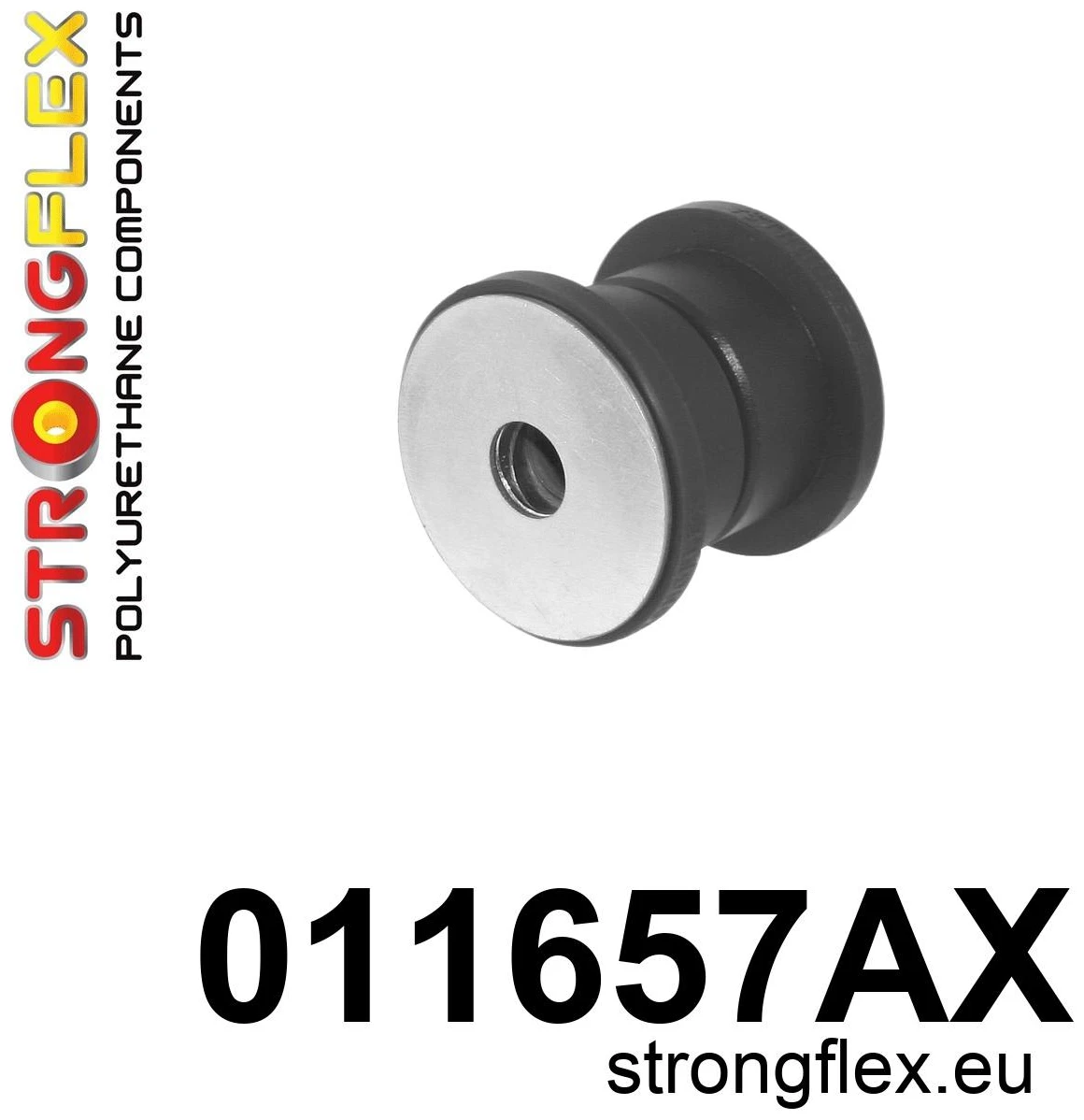Strongflex Alfa Romeo GTV / Spider Achteras draagarm achterste rubber SPORT ZWART – 011657AX 1 Strongflex Alfa Romeo GTV / Spider Achteras draagarm achterste rubber SPORT ZWART – 011657AX