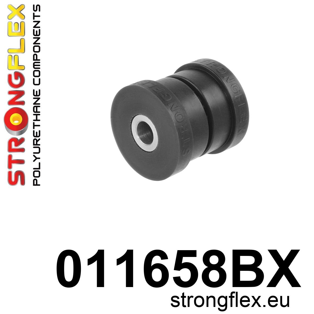 Strongflex Alfa Romeo GTV / Spider Rear lower control arm inner bush BLACK – 011658BX 1 Strongflex Alfa Romeo GTV / Spider Rear lower control arm inner bush BLACK – 011658BX