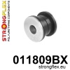 Strongflex Alfa Romeo / Fiat / Lancia Vooras achterste draagarm rubber 47mm ZWART – 011809BX