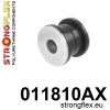 Strongflex Alfa Romeo / Fiat / Lancia Vooras achterste draagarm rubber 48mm SPORT ZWART – 011810AX