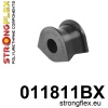 Strongflex Alfa Romeo / Fiat / Lancia Voorste stabilisatorrubber ZWART – 011811BX