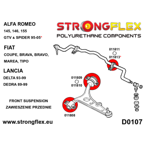 Strongflex Alfa Romeo GTV / Spider Voorste stabilisatorrubber – 011813B