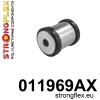 Strongflex Alfa Romeo Giulietta Achterste fuseerubber – bovenste SPORT ZWART – 011969AX