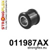 Strongflex Alfa Romeo 75 / Milano / 90 Achterste verbindingsrubber SPORT ZWART – 011987AX