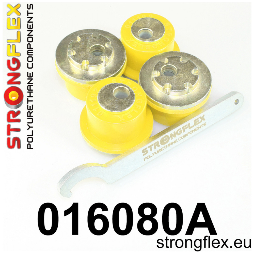Strongflex Alfa Romeo 147 / 156 / 166 Excentrische voor voorste bovenste draagarmrubbers SPORT – 016080A