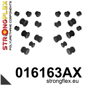 Strongflex Alfa Romeo GTV / Spider Rubber achteras bovenste draagarm SPORT ZWART – 011655AX