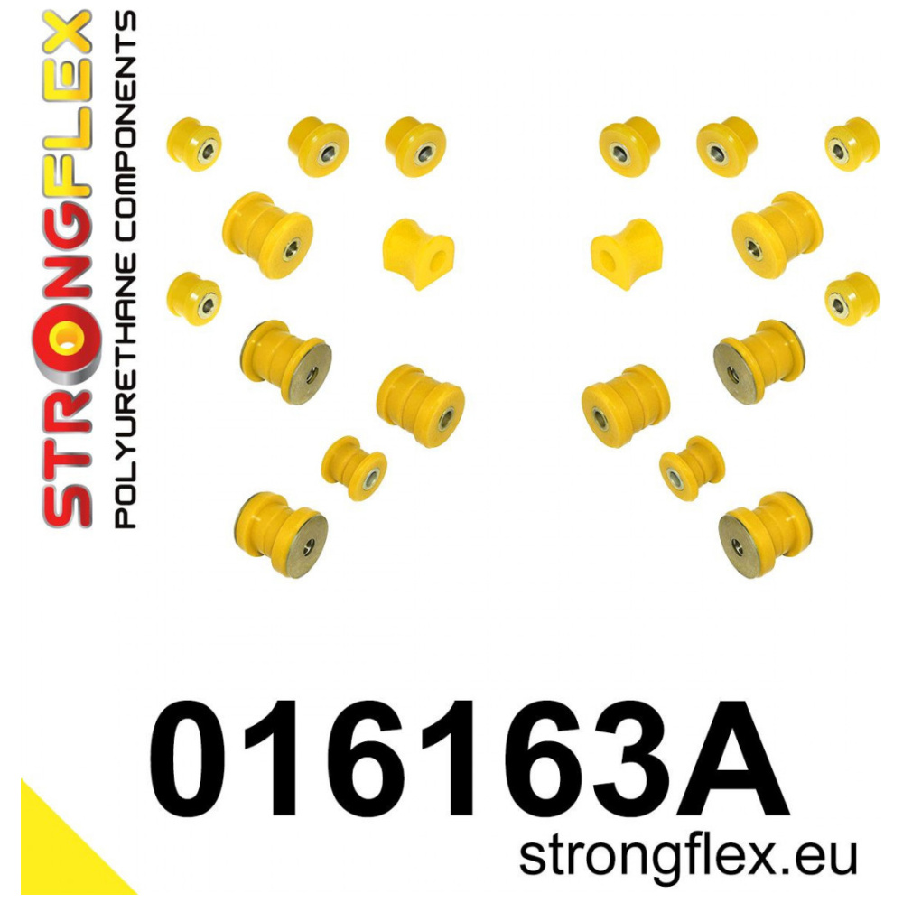 Strongflex Alfa Romeo GTV / Spider Polyurethaan rubberset achteras SPORT – 016163A