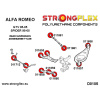 Strongflex Alfa Romeo GTV / Spider Complete ophangrubberset ZWART – 016244BX