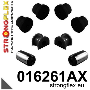 Strongflex Alfa Romeo 147 / 156 / 166 Voorste bovenste draagarmrubber SPORT ZWART – 011191AX