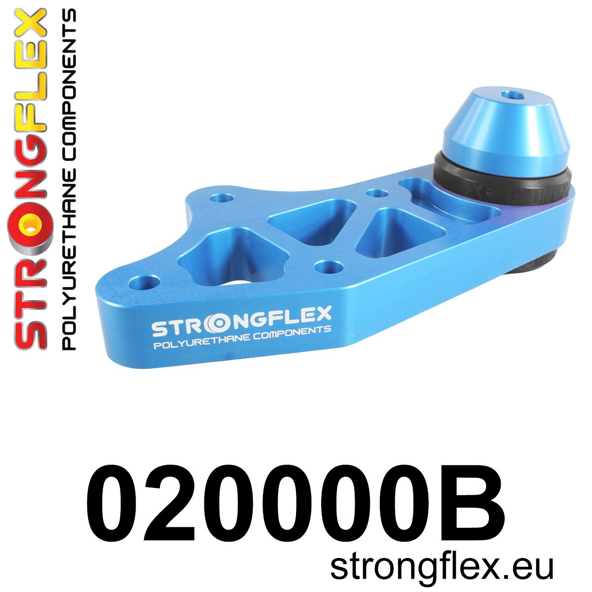 Strongflex Audi 80 / 90 / S2 Achterste differentieel – voormontage ZWART – 020000BX 1 Strongflex Audi 80 / 90 / S2 Achterste differentieel – voormontage ZWART – 020000BX