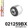 Strongflex Audi RS4 / S4 / A4 Vooras bovenste draagarm rubber ZWART – 021259BX