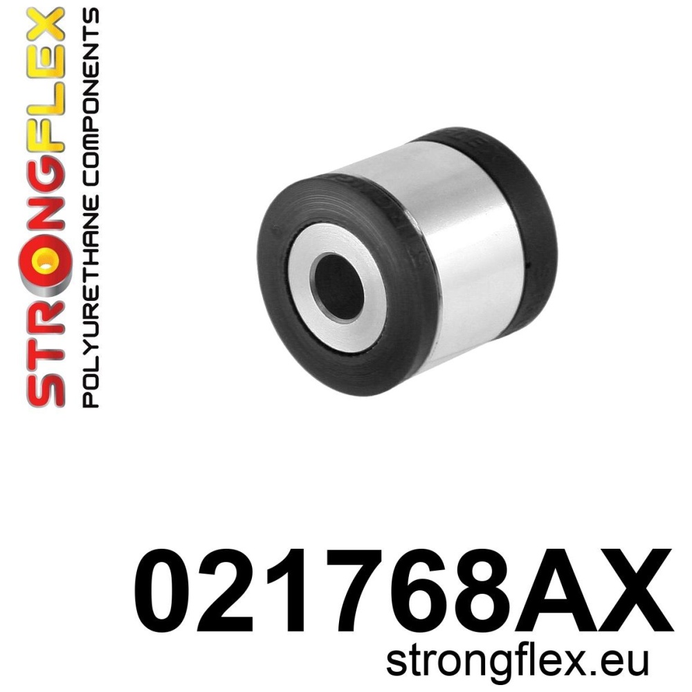 Strongflex Audi RS6 / S6 / A6 Achteras achterste draagarm – binnenste rubber SPORT ZWART – 021768AX