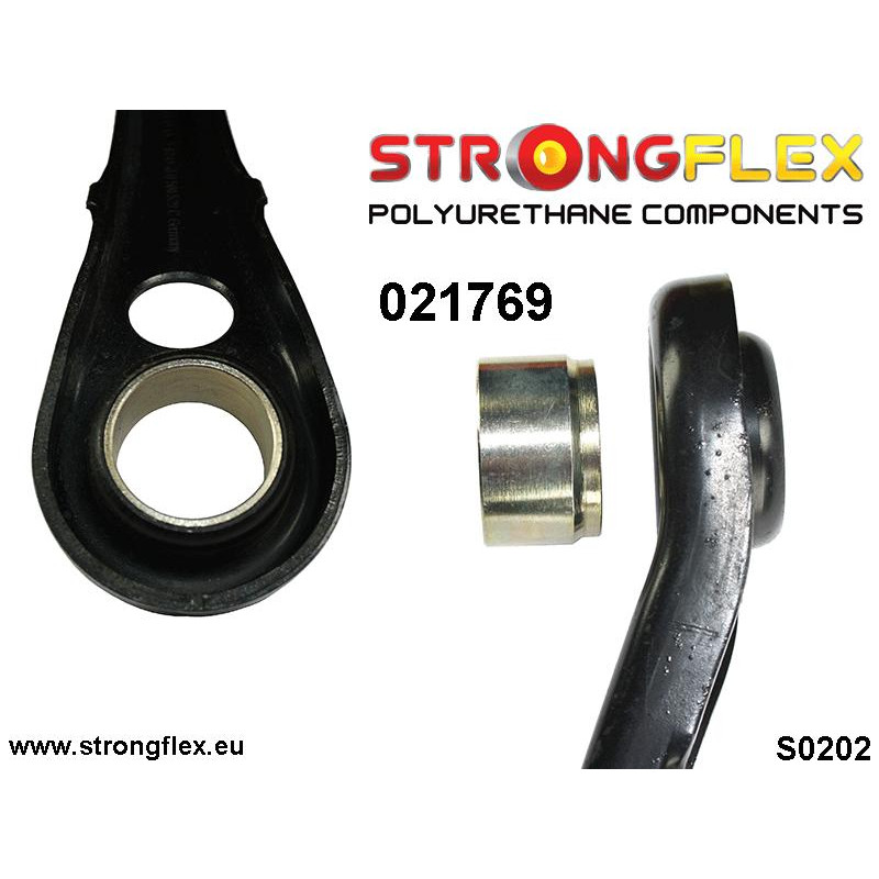 Strongflex Audi RS6 / S6 / A6 Bras de suspension arrière d'essieu arrière – silentbloc extérieur SPORT NOIR – 021769AX 2 Strongflex Audi RS6 / S6 / A6 Bras de suspension arrière d’essieu arrière – silentbloc extérieur SPORT NOIR – 021769AX