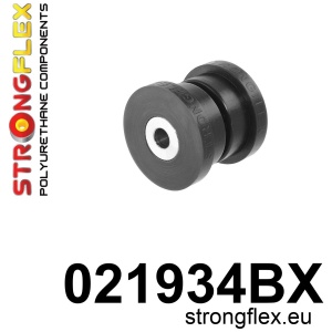 Strongflex Audi 80 / 90 / S2 Achterste differentieel-steun – achterste rubber ZWART – 021934BX
