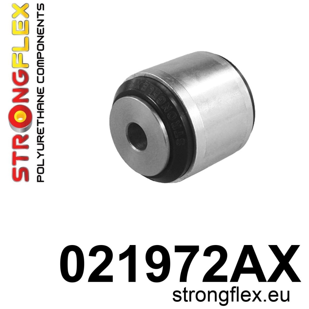 Strongflex Audi / Porsche Voorste onderste draagarm – binnenste rubber SPORT ZWART – 021972AX