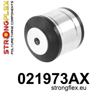 Strongflex Audi / Porsche Voorste onderste draagarm – achterste rubber 75mm SPORT ZWART – 021973AX