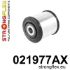 Strongflex Audi / Porsche Achterste onderste draagarm – voorste rubber SPORT ZWART – 021977AX